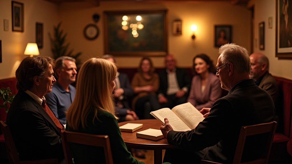 Poetry reading event